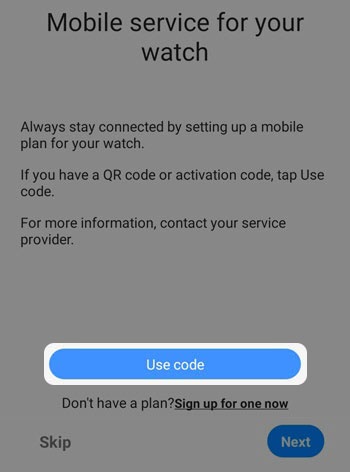 Setting up cheap galaxy watch active