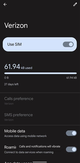 Use SIM switch