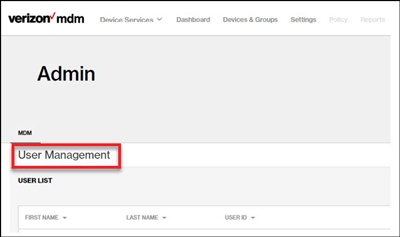 Click Users management