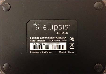 View Device ID - Verizon Ellipsis Jetpack MHS700L