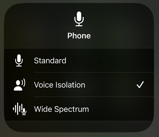 Voice Isolation