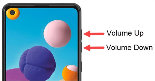 Volume buttons