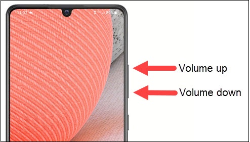 Volume buttons Volume buttons