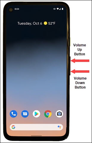 Pixel 4a 5G UW - Volume Controls | Verizon