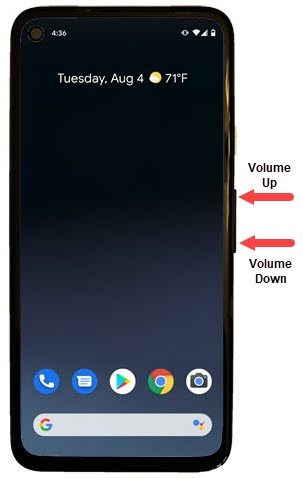 Volume keys