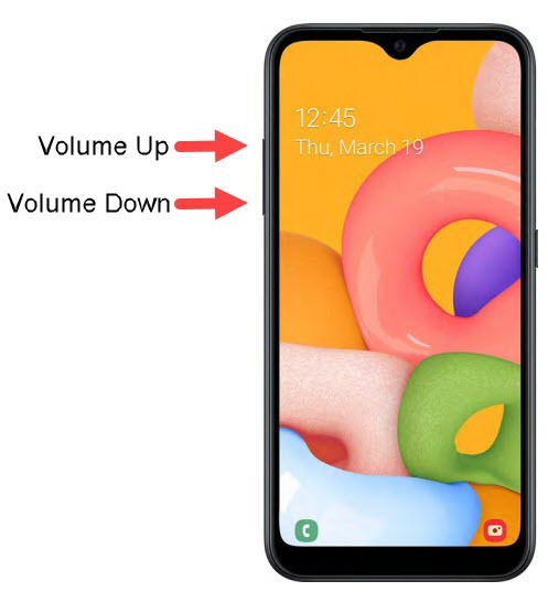 Volume buttons Volume buttons