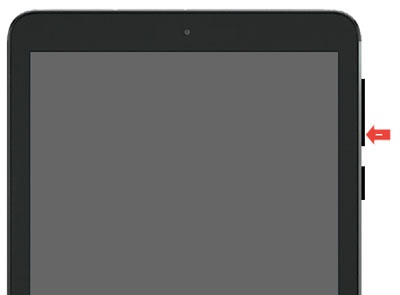 Volume down button