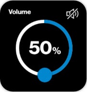 Mute icon on
