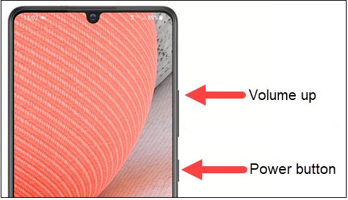 Volume up button