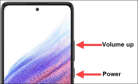 Volume up button