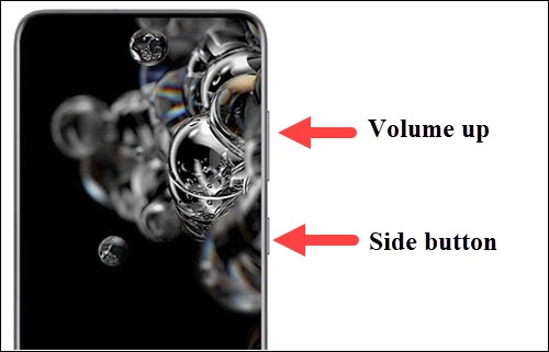 Volume up button