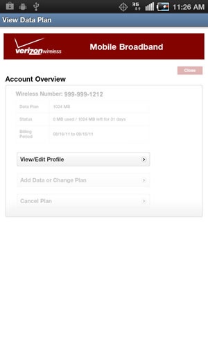 View / Edit Profile