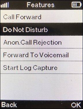 Select Do Not Disturb
