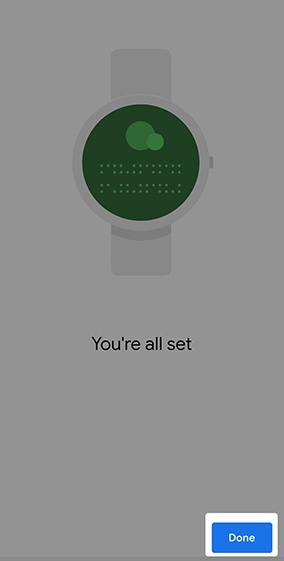 Wear OS All set