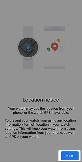 Wear os clearance location