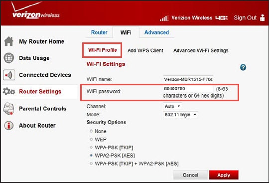 Stc wifi password change