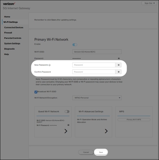 Wi-Fi Settings