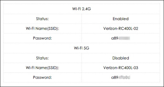 Wi-Fi Status